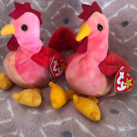 Rare 1996 Ty Beanie Struts Collector Bundle - Picture 1 of 9